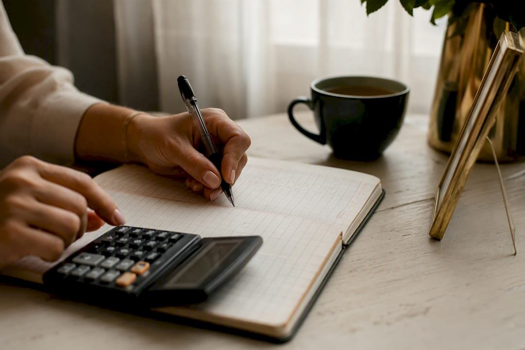 Correcting payroll ledger with calculator