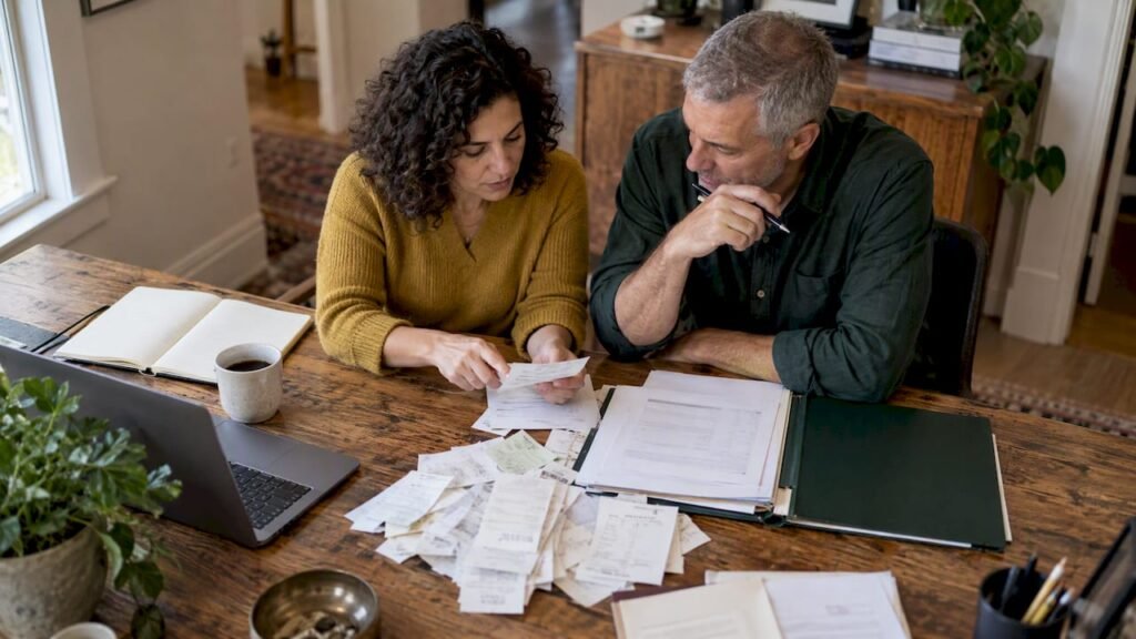Owner reviewing reimbursement policy records